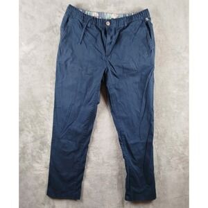 Chubbies The Khakinators Pants Men Large Navy 28'' Inseam Everywear Performance